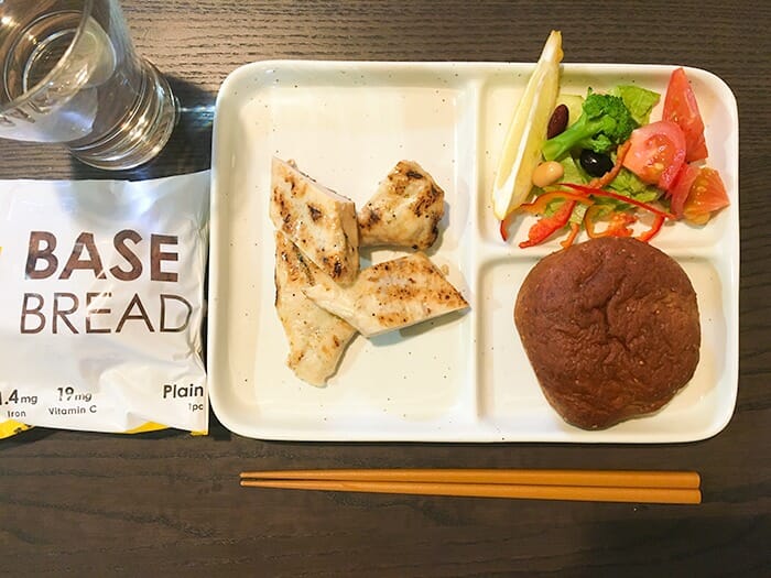 basebread ベースブレッドダイエット 柚子胡椒もりつけ